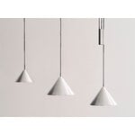 HAY Compass Adjustable pendant, 430, brushed aluminium, decoration image