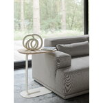 Muuto Relate side table, h. 60,5 cm, solid oak - off white, decoration image