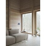 Muuto Tavolino Relate, alt. 60,5 cm, rovere massello - bianco naturale