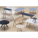 HAY CPH20 2.0 table, 120 cm, black oak - black linoleum