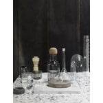 Muuto Corky Gläser, hoch, 4er-Set, grau, dekorationsbild