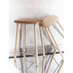 Møbel Copenhagen Cuba Barhocker, 77 cm, Eiche geölt - Cognacleder, dekorationsbild