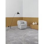Interface Cupcake armchair, light grey Moby 05
