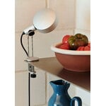 HAY Cupola clip lamp, clear anodised aluminium