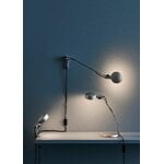 HAY Cupola desk lamp, clear anodised aluminium