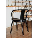 Massproductions Icha chair, black stained beech