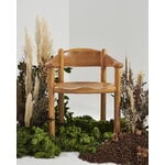 GUBI Daumiller armchair, golden pine