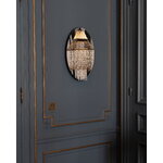 DCWéditions Lampe C Wandleuchte, Edelstahl - schwarz, dekorationsbild