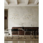 DCWéditions Munari 6 lampada a sospensione, oro, immagine decorativa