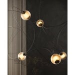 DCWéditions Munari 6 Pendelleuchte, schwarz, dekorationsbild