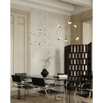 DCWéditions Munari 6 lampada a sospensione, oro, immagine decorativa