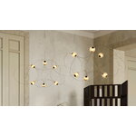 DCWéditions Munari 6 lampada a sospensione, oro, immagine decorativa