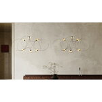 DCWéditions Munari 6 lampada a sospensione, oro, immagine decorativa