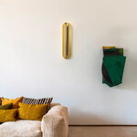 DCWéditions Rosalie L seinävalaisin, 60 cm, kulta, näkymä 2