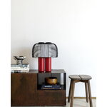 DCWéditions Yasuke table lamp, red- black, view 6