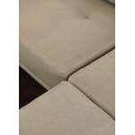 Fredericia Delphi Elements sohva, conf. A, harjattu alumiini - beige Keiga 242, sisustuskuva