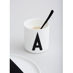 Design Letters Arne Jacobsen posliinikuppi, valkoinen, A-Z