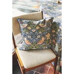 Havi William Morris Strawberry Thief fodera per cuscino, 45 x 45 cm, blu, vista 2