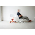 Raawii Arba lounge chair, plywood, orange - light grey, decoration image