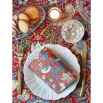 Havi William Morris paper napkin, Strawberry Thief, 20 pcs, red, decoration image