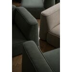 Massproductions Divano Patch 2,5 posti, Romo Linara 100 tarragon, immagine decorativa
