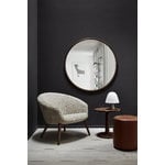 Fredericia Silhouette mirror, 100 cm, oiled walnut