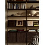 String Furniture String cabinet, 78 x 30 cm, roble oscuro, imagen de decoración