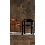 GUBI Daumiller armchair, black stained pine
