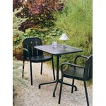 HAY Lampe de table portable Mousqueton, acier inoxydable brossé, image décorative