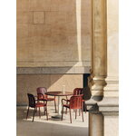 HAY Ceramic table, 90 cm, bordeaux, decoration image
