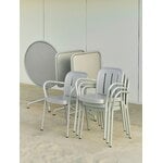 HAY Deville table, diam. 80 cm, silver grey, decoration image