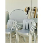 HAY Deville table, diam. 80 cm, silver grey, decoration image