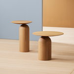 Basta Disco side table, low, oak
