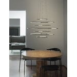 Nemo Lighting Drop 7 pendant, 2700K, black, decoration image