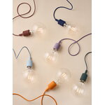 Muuto E27 LED Pendelleuchte, tiefrot