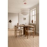 Brdr. Krüger Ekko Stuhl, geräucherte Eiche - naturfarbenes Leinen, dekorationsbild