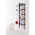 Artek Kaari wall shelf REB 009, black - oak