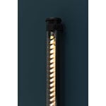 Sammode Elgar Casambi wall lamp, 1000 mm, coal - petrol