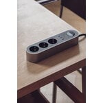 palett3 Edgar power bar, satin aluminium, decoration image