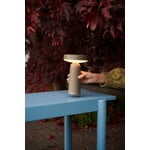 Muuto Linear Steel bench, 110 cm, pale blue, decoration image