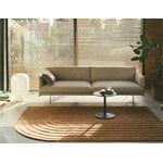 Muuto Soft side table, 41 cm, low, smoked oak - black, decoration image