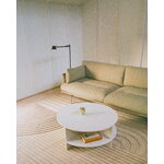 Muuto Outline Soft sofá, 3 plazas, aluminio pulido - Clay 15 marrón, imagen de decoración