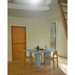 Muuto Re-norm table, 130 x 120 cm, light blue, decoration image