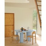 Muuto Re-norm table, 130 x 120 cm, light blue, decoration image
