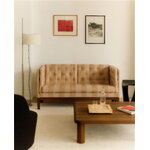 Fredericia EJ315 sofa, 2-seater, walnut - Reflex 339, decoration image
