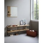 Moebe Mirror with a shelf, 70 cm, oak, decoration image