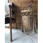 MUM's Queen of Good Hearts side table, 35 cm, rattan