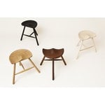 Form & Refine Shoemaker Chair No. 49 stool, black beech