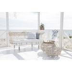 Sika-Design Franco Albini Exterior ottoman, small, white