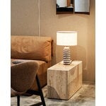 GUBI Gravity Upcycled-Marble Edition table lamp, small, grey/white - canvas